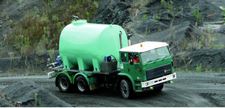 Truck mounted Water spraying tank
